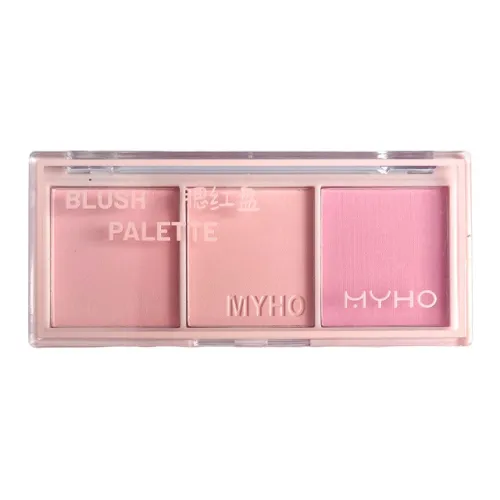 MYHO Nude Makeup Трехцветный Румяна Длинный Тяжелый Естественный