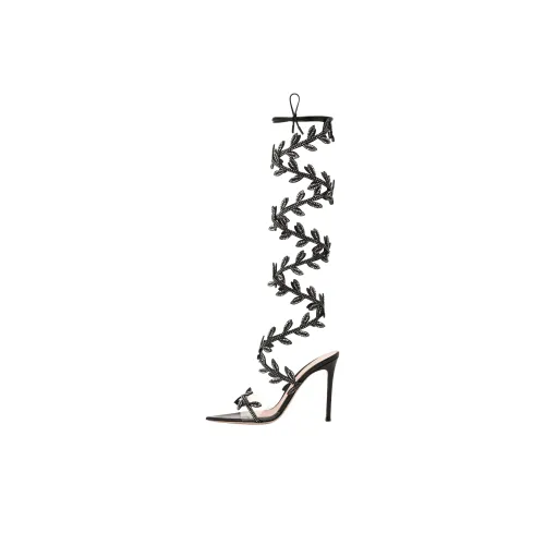 GIANVITO ROSSI Сандалии в римском стиле, черные, женские