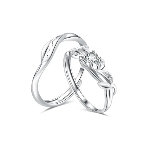 DVNRR Медные Кольца Унисекс Набор в Подарочной Коробке