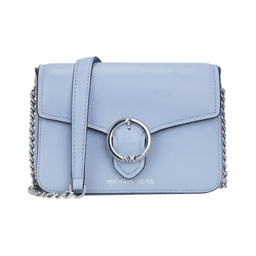 MICHAEL KORS Корова Кожа Цепь Плечевая Сумка Маленькая Женская Светло-Синий