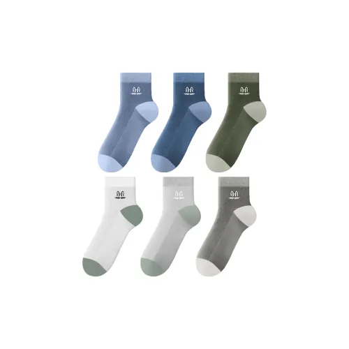 H YXIANG Носки Crew Мужские упаковка из 6 пар