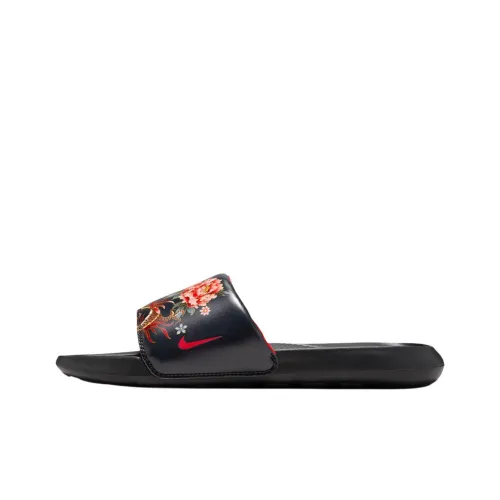 Naomi Osaka x Nike VICTORI ONE SLIDE Slip-resistant Abrasion-resistant Слипоны Женские Черные