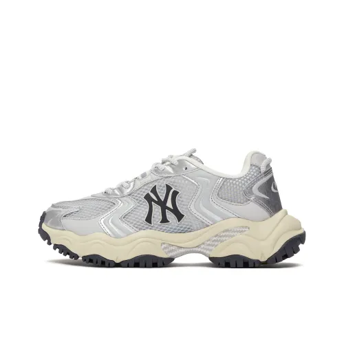 MLB New York Yankees Chunky Кроссовки Низкие Топ Серебристо-Серый Унисекс