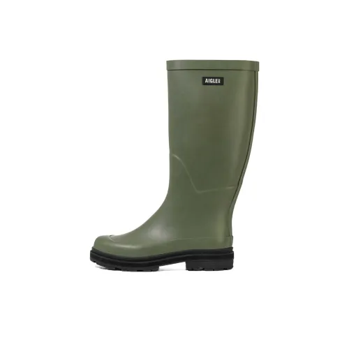 AIGLE Резина сапоги зеленые мужские