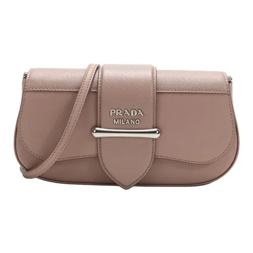 PRADA Luggage Collection Мини Женский Нюдово-розовый