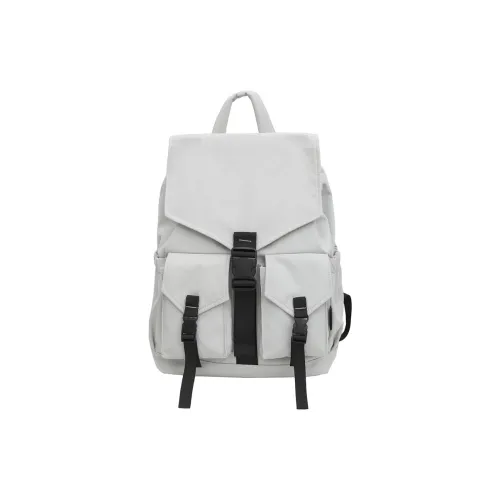 NOMK Нейлон Рюкзак Стандартный Унисекс Серый Белый Черный Зеленый Синий