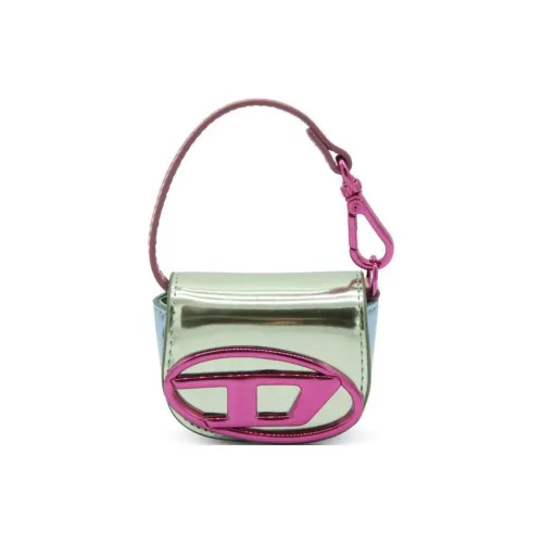 DIESEL Коровья кожа Одно плечо Сумка Микро Женская Розовая Зеленая Синяя
