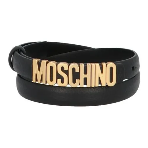 MOSCHINO Кожаные ремни для женщин