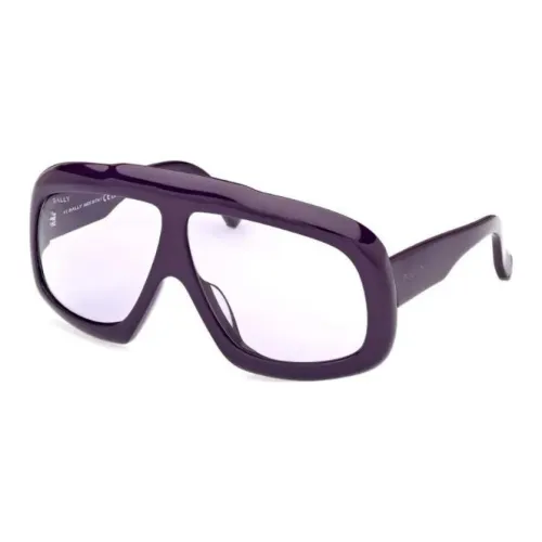 BALLY Ацетат Нерегулярной Формы Солнцезащитные Очки Мужские Фиолетовые