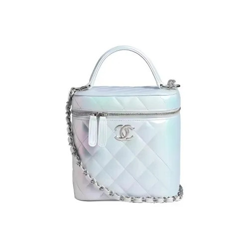 CHANEL Телячья кожа Косметичка Сумка через плечо Сумка Маленькая Женская Градиентная