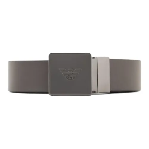 EMPORIO ARMANI Ремни из коровьей кожи Мужской Коричневый Ширина 3 см