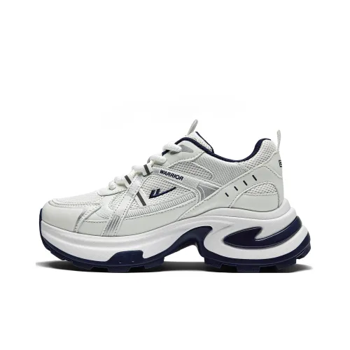 Warrior Аbrasion Resistant Легкий Увеличение Высоты Низкий Топ Чулочно-Носки Женские Белый Синий