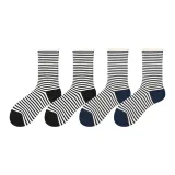 Белый, черный *2, молочно-белый и голубой *2 (4 шт)