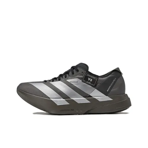 Y 3 Casual Low Top Gray Silver Men's