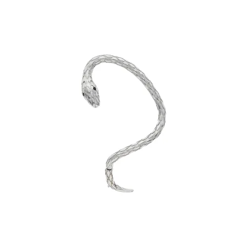 Серьги BLACKHEAD из титанового стального сплава унисекс серебряные