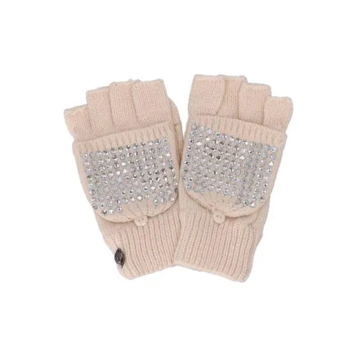 Kurt Geiger London Кристальные перчатки унисекс умбра