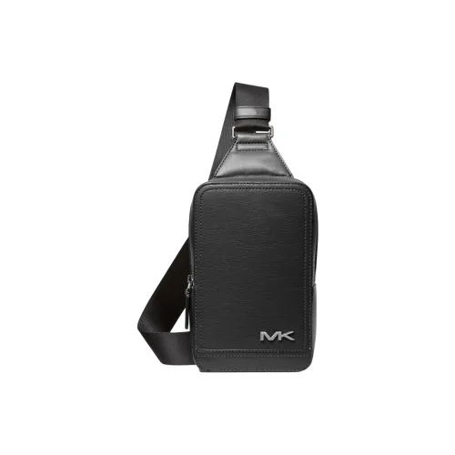 MICHAEL KORS MK Cooper Искусственная кожа Одно плечо Сумка через плечо Sling Сумка Средний Мужской Черный