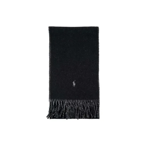 Polo Ralph Lauren Шерсть Нейлон Вязаные Шарфы Унисекс Черный