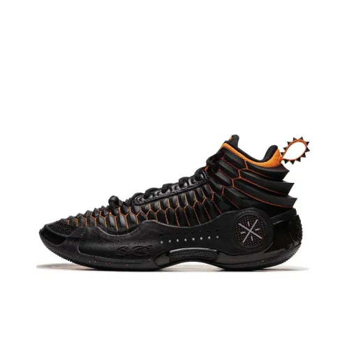 LiNing Wade's Way 10 Low противоскользящий устойчивый к истиранию высокий топ баскетбольные кроссовки мужские черные