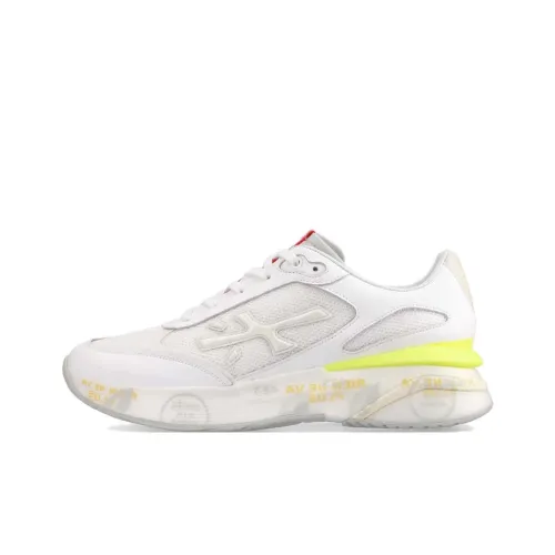 PREMIATA Moerun 6822 Low Топ Повседневная обувь Мужская Белая