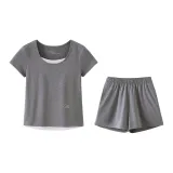 Шорты, стиль - серый, для женщин.