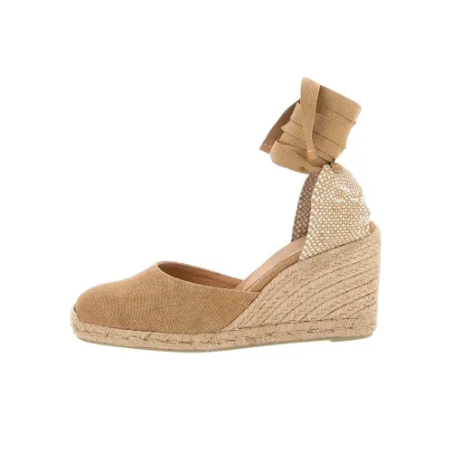 Castañer Chiara Клиновидный каблук Высокие каблуки Женские Фундуковый