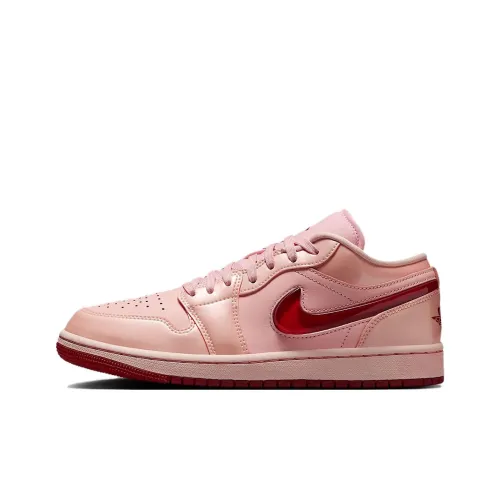 Jordan Air Jordan 1 Винтажные баскетбольные кроссовки Low Топ Розовый Женские