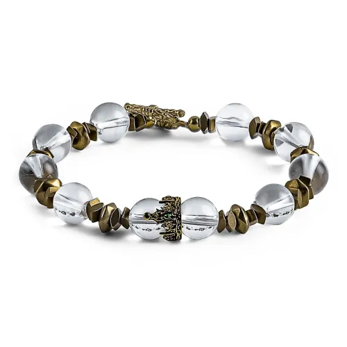 CUUD Белый Кристальный Браслеты Мужской