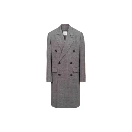 CULTUM Пальто Мужское Черный Белый Принц OF Wales Клетка