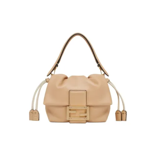 FENDI Baguette Кожа Одно плечо Сумка Маленькая Женская Розовая