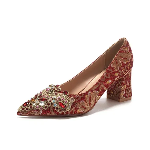 QITUMAUL Грубый каблук Высокие каблуки 6,5 см Женские