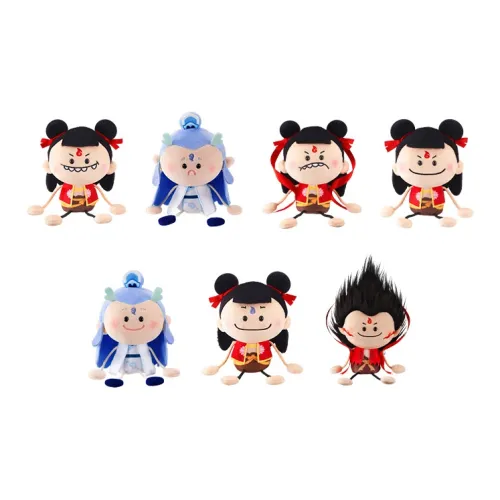 Spiritual Creations Ne Zha Волшебный ребенок взбалтывает море 2 Цвет зеленой фасоли Слепые коробки Один Mystery Коробка Целая коробка 6 шт