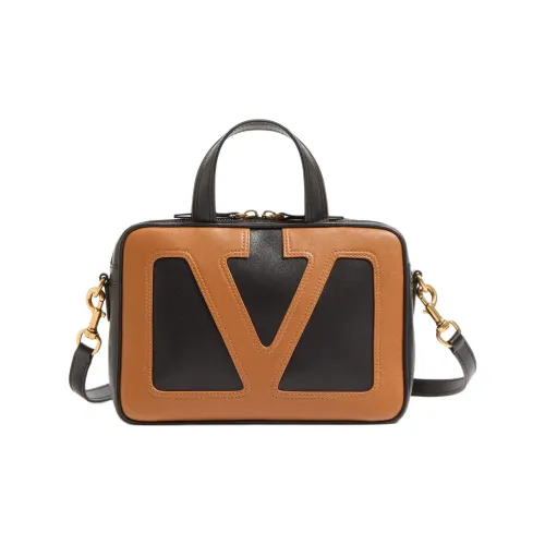 Valentino Sheepskin One Shoulder Bag Mini Women's Black Brown Валиентино Шипкин Одно Плечо Сумка Мини Женская Черная Коричневая