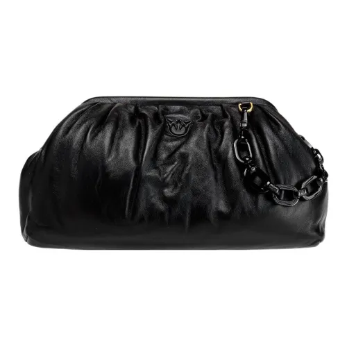 PINKO Chain Pouch Овчина с кожаными вставками