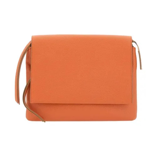 GIANNI CHIARINI Кожа Клатч Стандартный Женский Оранжевый