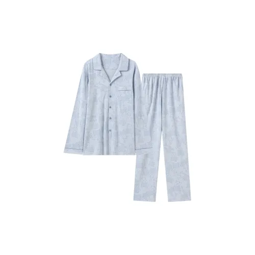 Shivs Pajama Комплект Мужской Светло-Синий