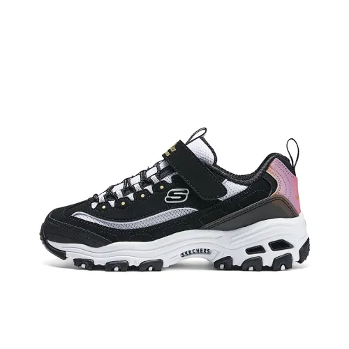 Skechers Kids Кэжуал Низкий Топ Черный/Разноцветный Цвет Унисекс