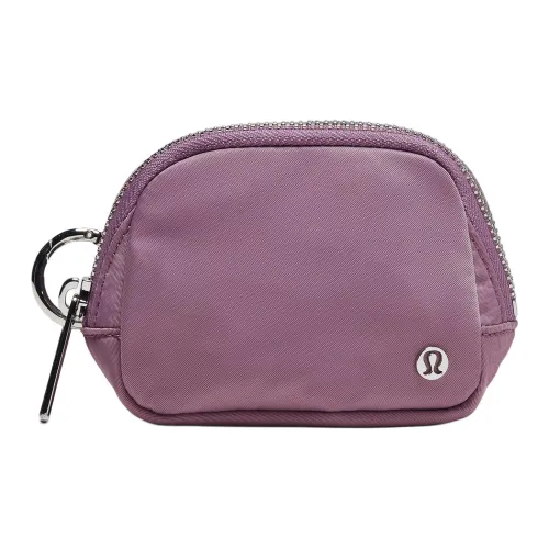 lululemon Everywhere Нейлон Монета Кошелек Экстра Мини Женский Лаванда