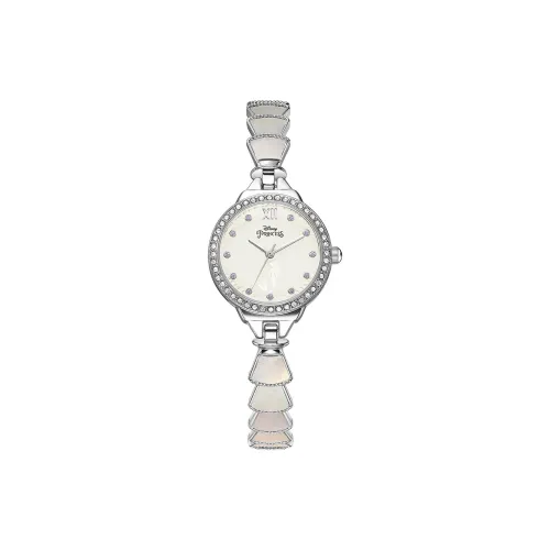 Disney Кварцевый механизм стальной ремешок женские часы белый циферблат