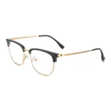 Яркий черный | Золотой-C11 & Защита от синего света 0 диоптрий Без рецепта Линзы