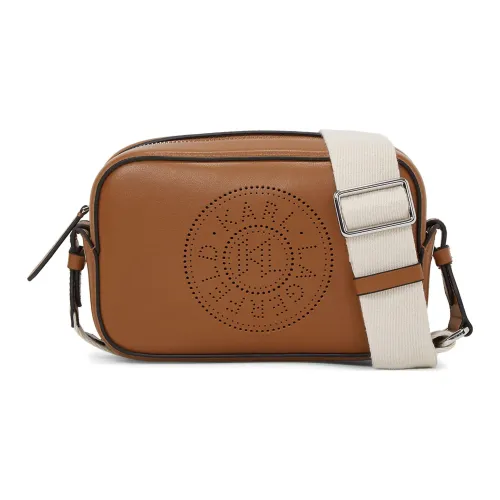 KARL LAGERFELD Кожа Сумка через плечо Сумка на плечо Женская Коричневая