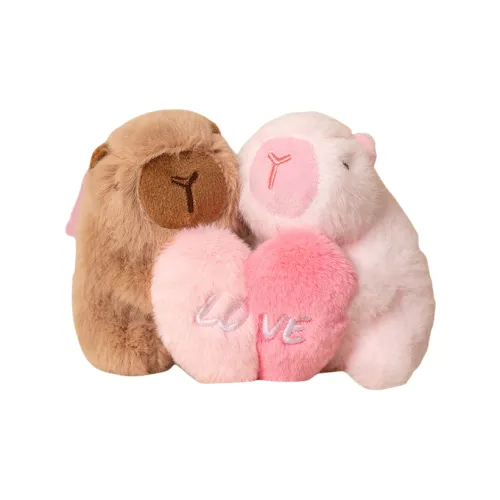 MENGGEGE Confession Свинья Сердце Snap Пуговица Куклы Плюшевый Брелок 12 см Высота