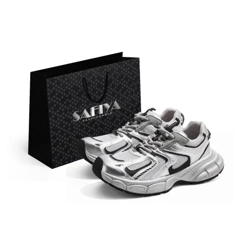 Safiya Low Top Crew Sweatpants Unisex Silver