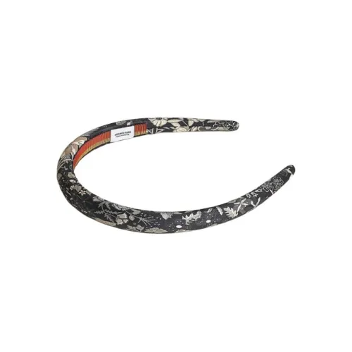 HERMES Шелковые ободки для волос Женские Черные