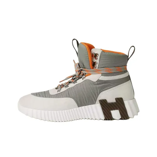 HERMES Klimb High Топ Повседневная обувь 4,2 см Мужской Зеленый