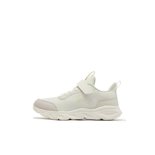 XTEP Нескользящий низ Поддержка Низкий топ Детская беговая обувь Ванильный Желтый Опал Зеленый Детский