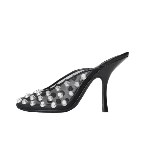 Alexander Wang Домашние тапочки 10,5 см Женские Черные