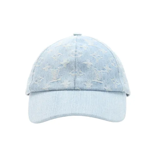 LOUIS VUITTON Хлопок Кепки Унисекс Light Синий