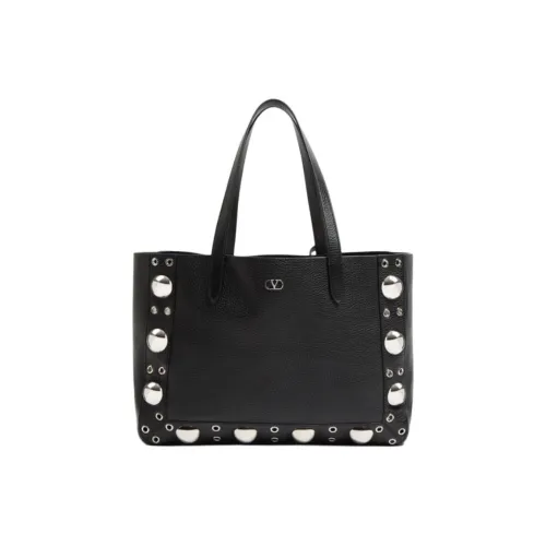 Valentino Сумка из коровьей кожи среднего размера унисекс черного цвета