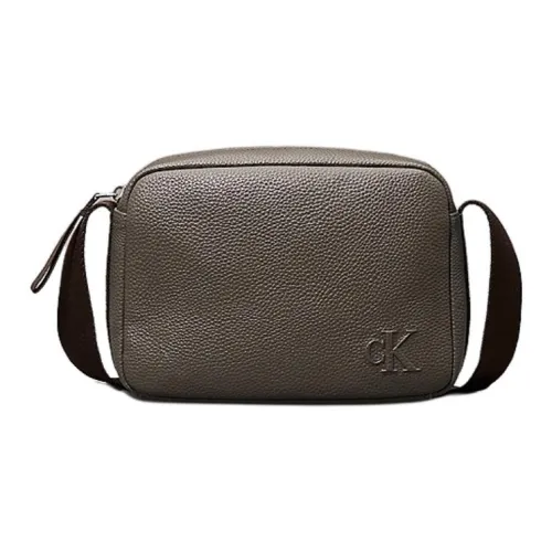 CALVIN KLEIN Полиуретан Сумка через плечо Мужская Коричневая